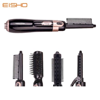 EISHO 2020 Amazon sells 4 in 1 Dryer Brush Electric Hair Brush Straightener Peinado para alisar el pelo