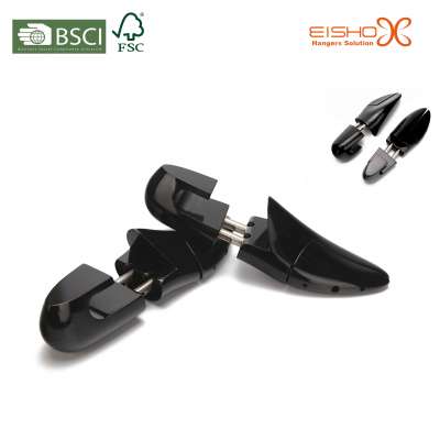 Black Piano Wood Shoe Trees for Footwear Boutiques