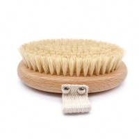 Private Label Skincare Cleaning Brushes Strong Decontamination Bath Brush Sponge Removable Hair With Mirror On Back