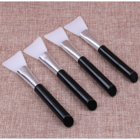 private label black fan mask brush